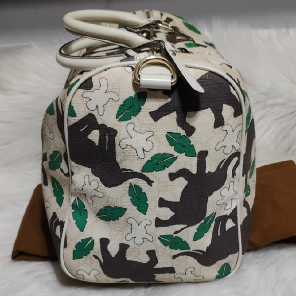SALE! Gucci GG Supreme UNICEF Snowman PVC Ivory Boston Bag W DB - Picture 4 of 16